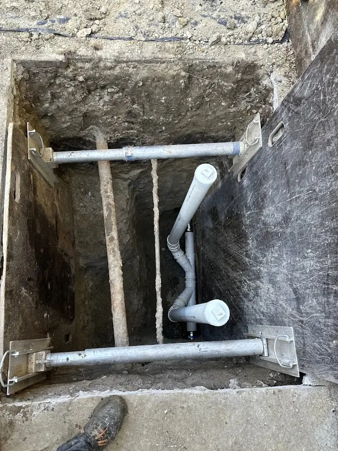 Experienced plumber completing Gas Line Repair work in Ranlo